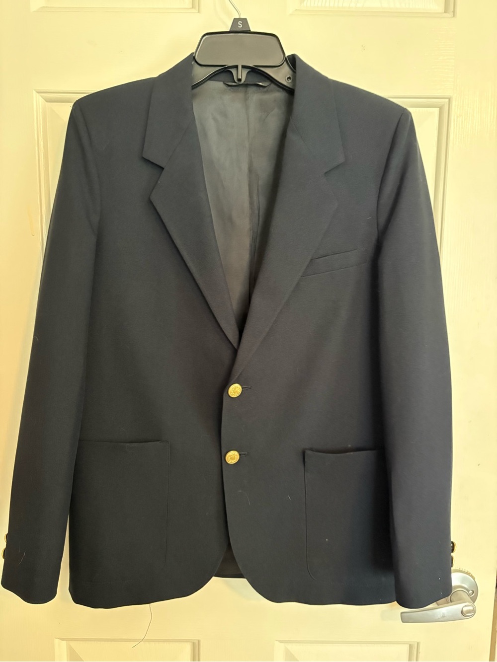 Junior mens boys Christian Dior navy blazer gold buttons
